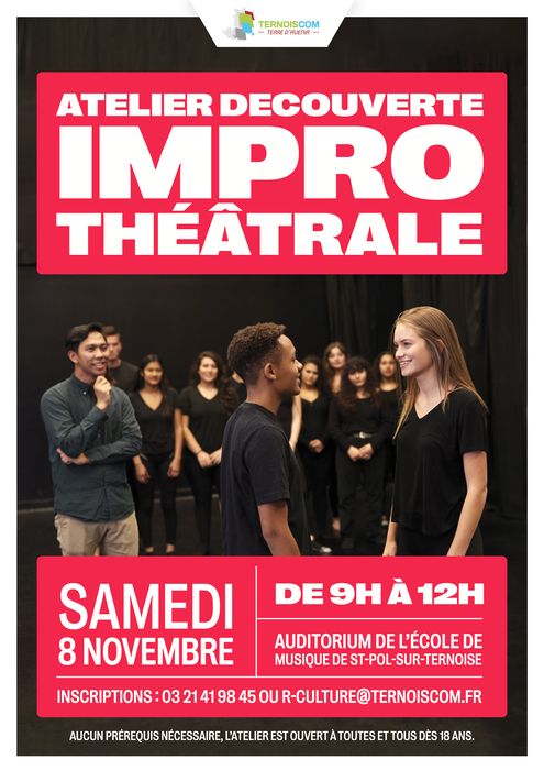 Affiche RVB Impro Theatrale